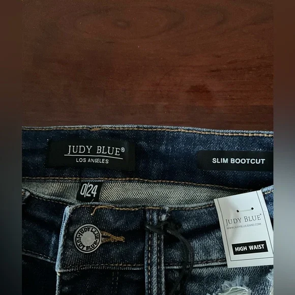 NWT Judy Blue Women's Blue Jeans Size 0/24 - Picture 11 of 12